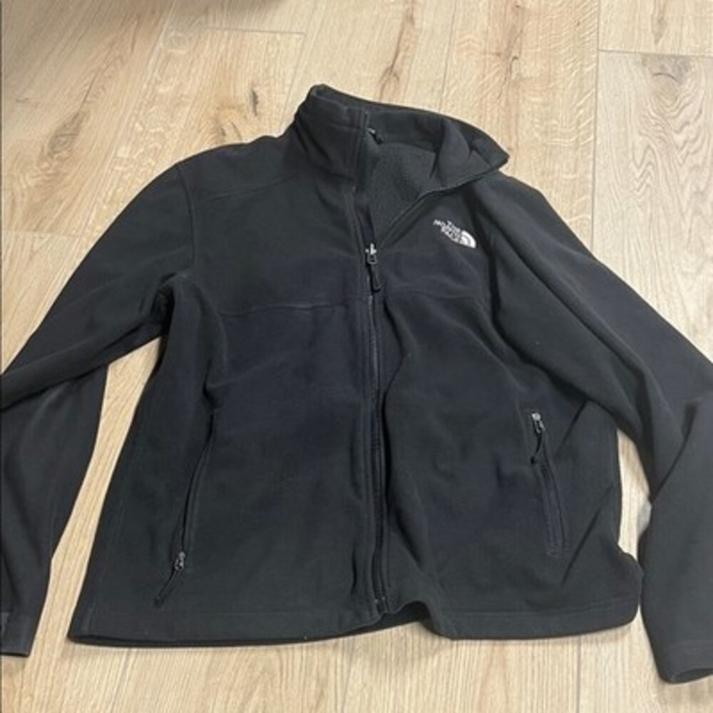 The North Face Black Zip Up Sweater